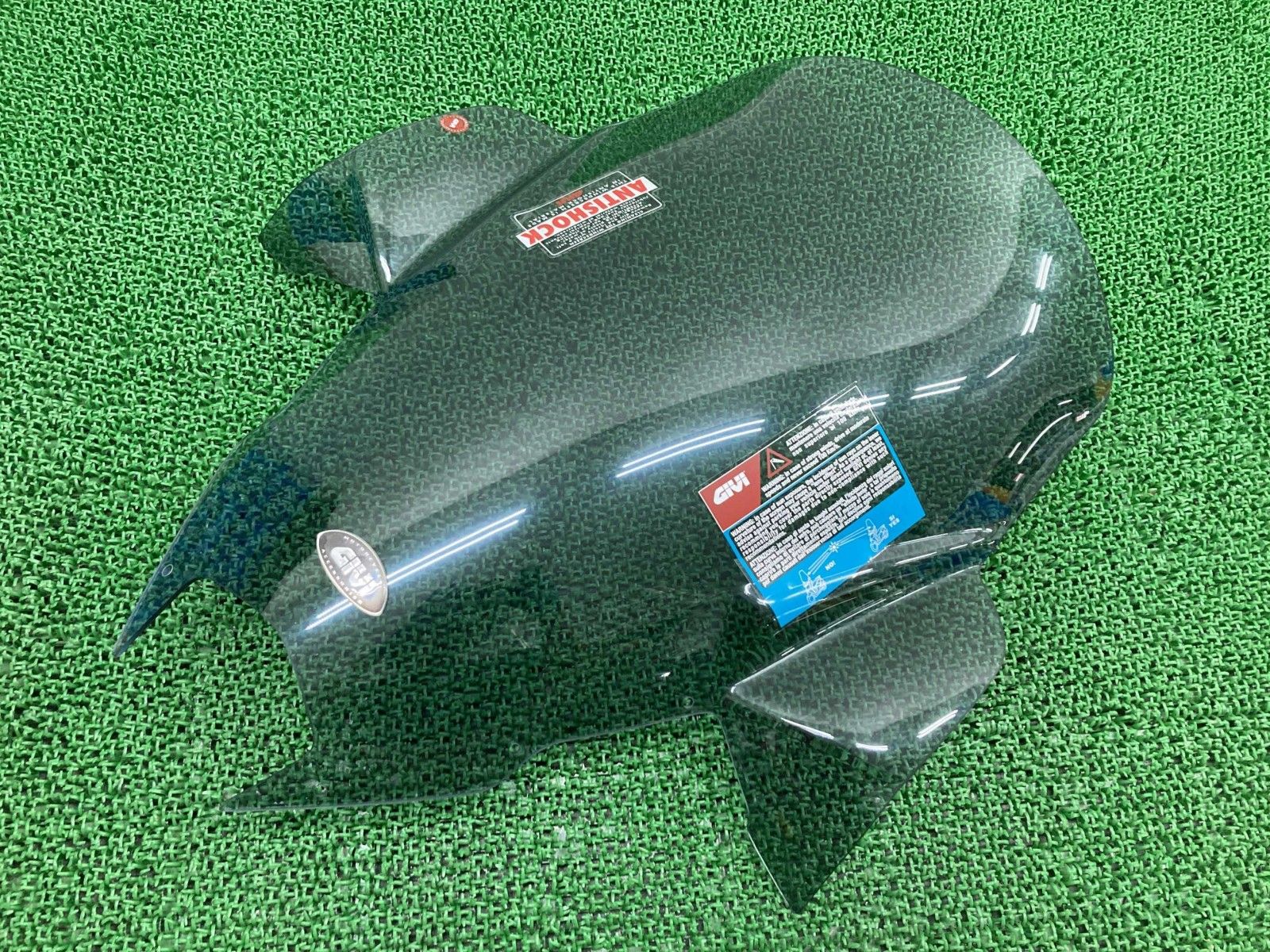GIVI製フェザー8 スクリーン 社外 中古 RN25 品番D448S スモーク 廃盤 FAZER8 Qc