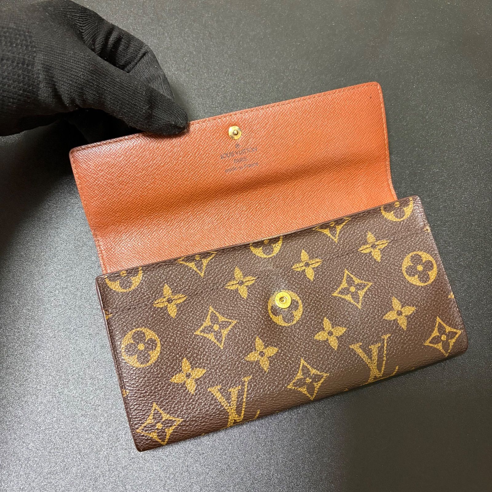 f4 ポルトモネ クレディ ポルトフォイユ サラ 旧型 Louis Vuitton ルイ