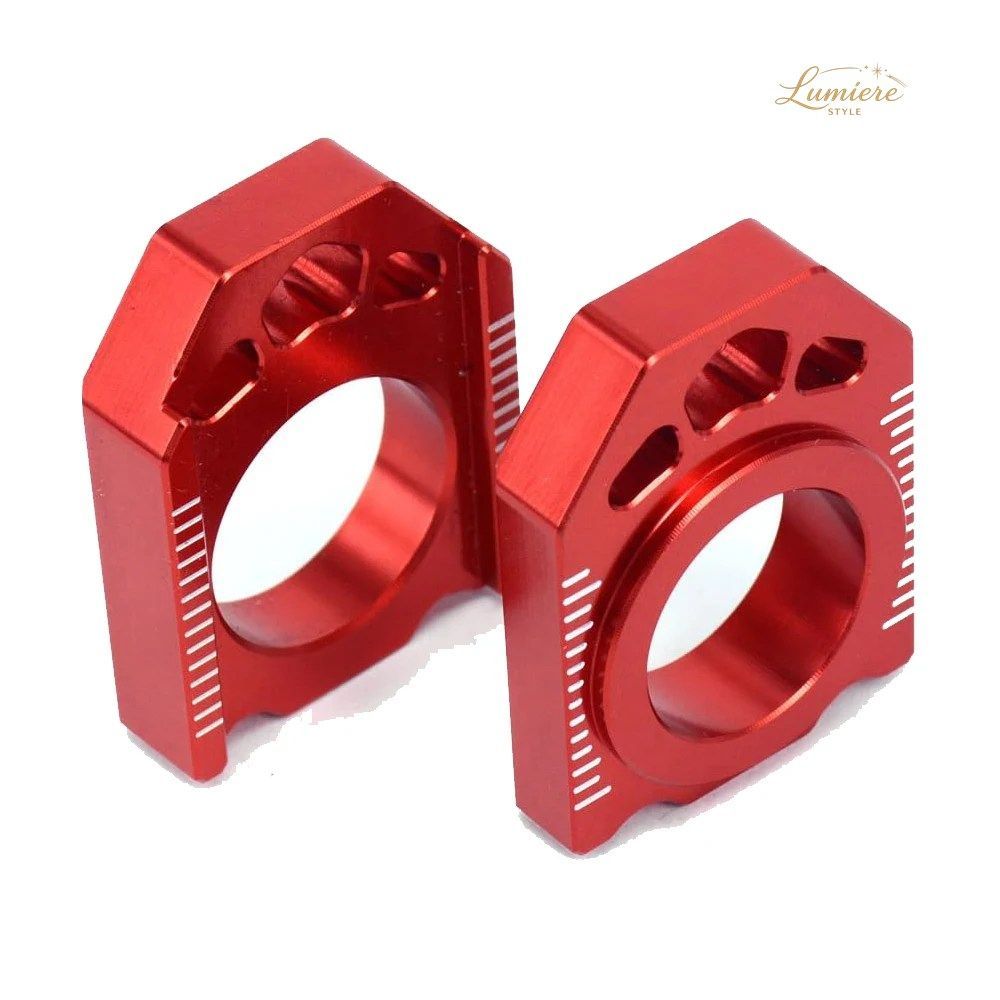レッドリアチェーンアジャスターアクスルブロック ホンダ CRF 250R 250X 450R 450X 450RX CRF250R CRF450R CRF450RX CRF250X CRF450X 7,402円