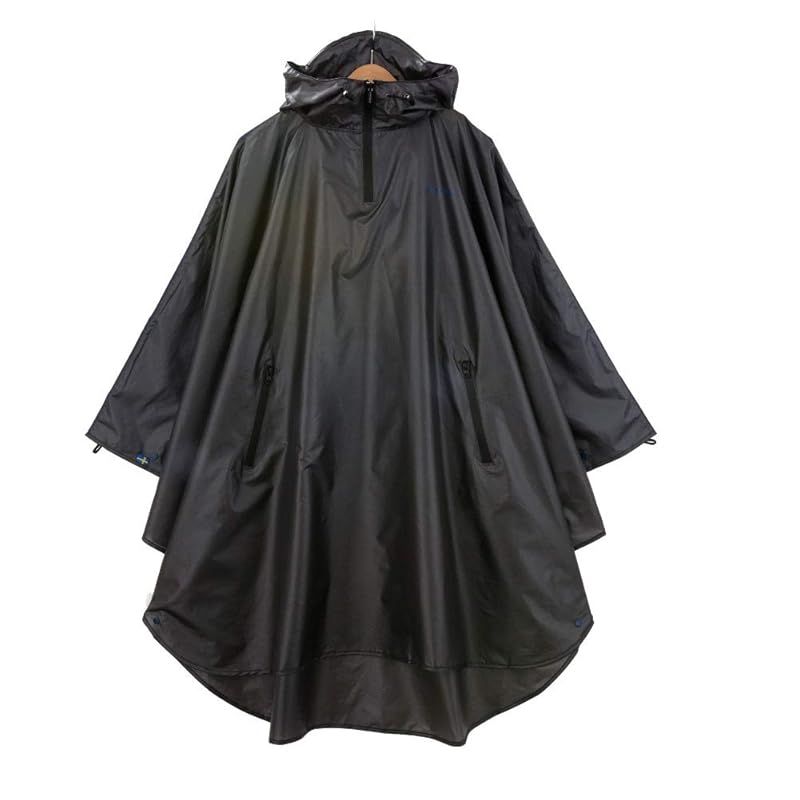 【新品】 小川(Ogawa) innovator レインコート レインポンチョ グレー フリーサイズ 着丈103cm 超撥水 防水 自転車 フェス スポーツ観戦 コンサート キャンプ イノベーター 18489