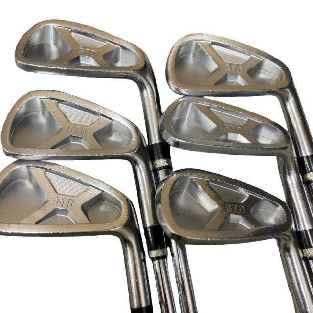 【中古】 GTD GTD CROSS FORGED CB 6S アイアンセット IR 純正特注シャフト (フレックスS) メンズ 男性用 右利き 右用 Dランク ゴルフクラブ