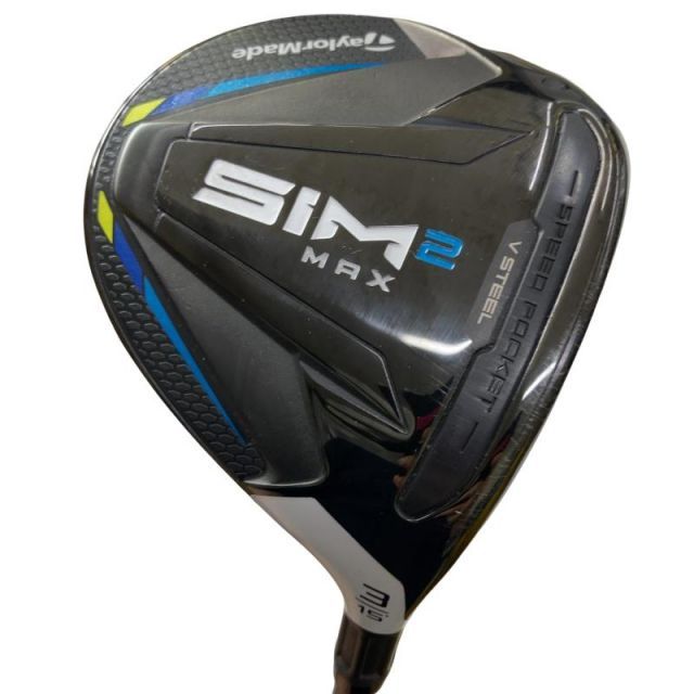 【中古】 テーラーメイド SIM2 MAX 3W フェアウェイウッド FW TENSEI BLUE TM50(SIM2 FW) (フレックスS) メンズ 男性用 右利き 右用 Cランク ゴルフクラブ