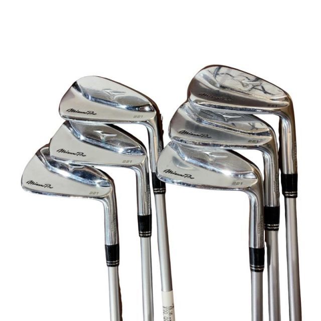 【中古】 ミズノ Mizuno Pro 221 6S アイアンセット IR リシャフト (フレックスその他) メンズ 男性用 右利き 右用 Cランク ゴルフクラブ