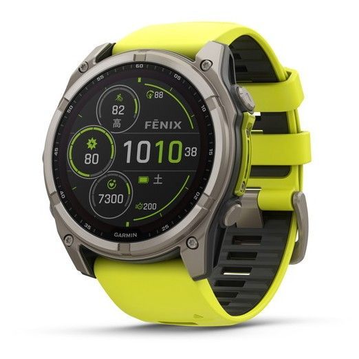 新品 未使用 ガーミン スマートウォッチ ウェアラブル 時計 GARMIN fenix 8 Sapphire Dual Power 51mm Amp Yellow リファレンス 010-02907-51 スマートウォッチ 6426202