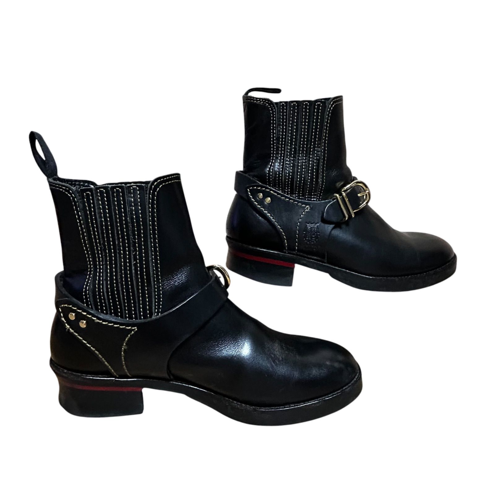 カドヤ RIDE CHELSEA 25.0cm 高級レザー バイク ブーツ 定価5.5万