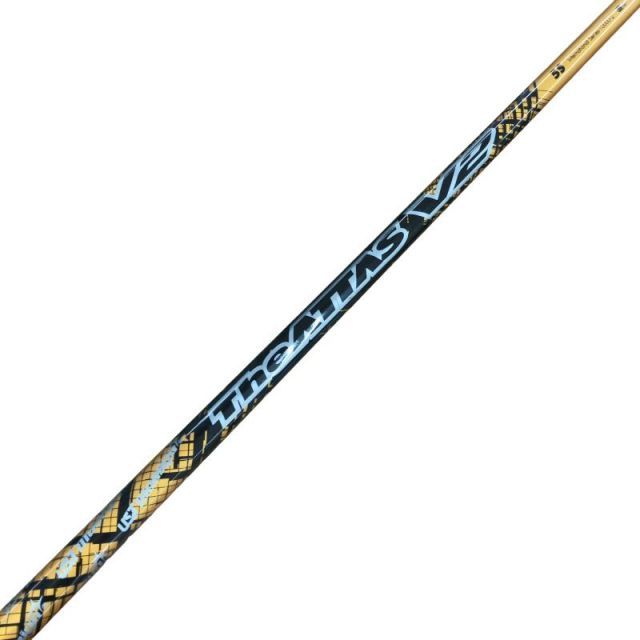 【中古】 コブラスリーブ付き(DARKSPEED系) マミヤドライバー用 シャフト The ATTAS V2 5(ゴールド) (フレックスS)Bランク ゴルフクラブ