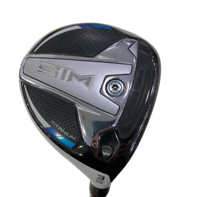 【中古】 テーラーメイド SIM 3W フェアウェイウッド FW 純正特注シャフト (フレックスX) メンズ 男性用 右利き 右用 Cランク ゴルフクラブ