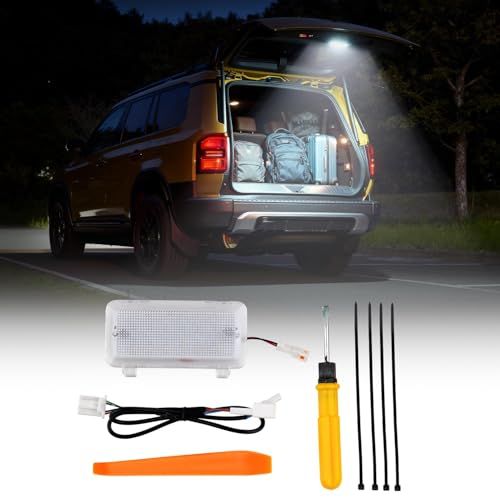 Virauto トヨタ ランドクルーザー 250系 ラゲッジランプ LED 増設 リヤゲートランプ ランクル LAND CRUISER 250 2024年4月? トランクライト 36連LEDチップ 9000K 純白光 高輝度 無段階調光 メモリー機能付き as