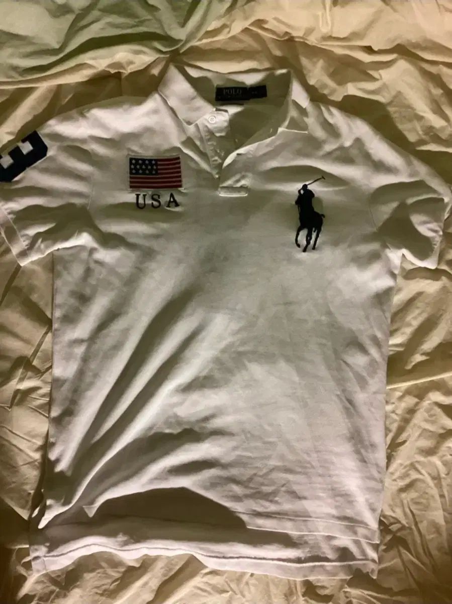 ポロ BIGポニー USA 星条旗 カラーTシャツ