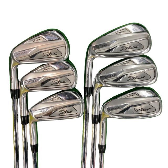 【中古】 タイトリスト Titleist AP2 718 6S レフティ アイアンセット IR 純正特注シャフト (フレックスS) メンズ 男性用 左利き レフティ 左用 Cランク ゴルフクラブ