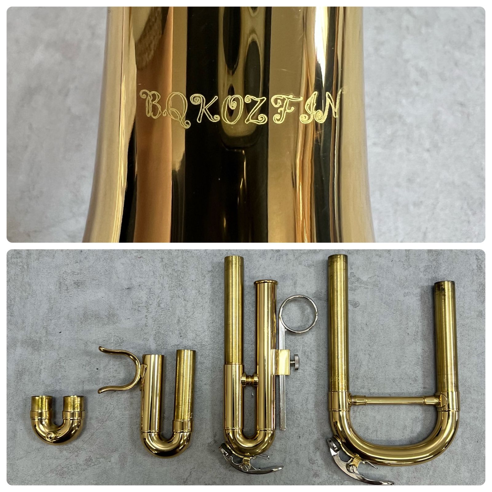 美品 BOKOZFIN B♭トランペット 管楽器 マウスピース 7C セミハード