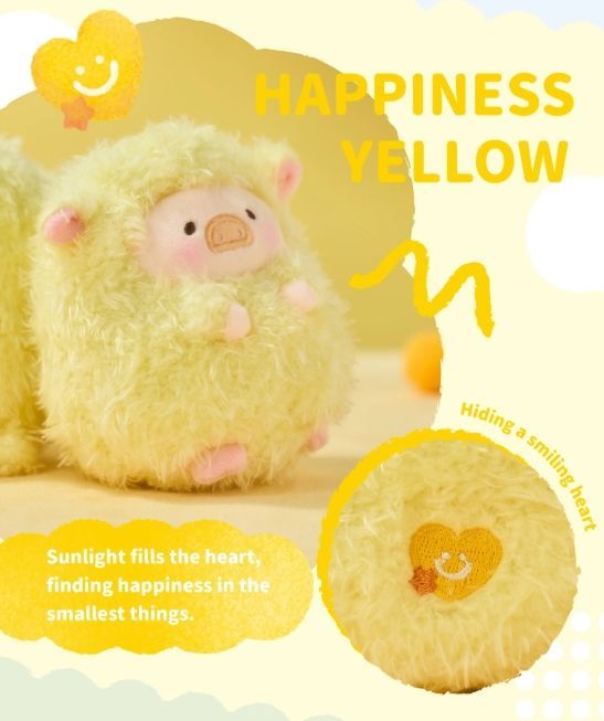 新品未開封 ルル ピギー Lulu the Piggy 子豚 レインボーシープ ブラインドボックス Rainbow Sheep Blindbox 全6種 セット 売り TOYZEROPLUS