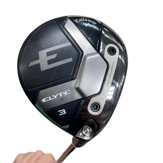 【中古】 キャロウェイ ELYTE X 3W フェアウェイウッド FW 純正特注シャフト (フレックスS) メンズ 男性用 右利き 右用 Cランク ゴルフクラブ