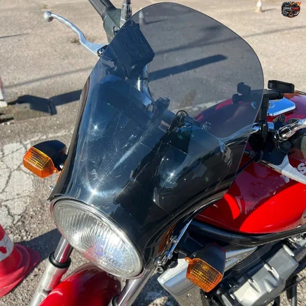 カワサキ ZR750 用ウインドスクリーン ウインドシールド ウインドディフレクター アクセサリー モトバイザー ヘッドライト フェアリング ス