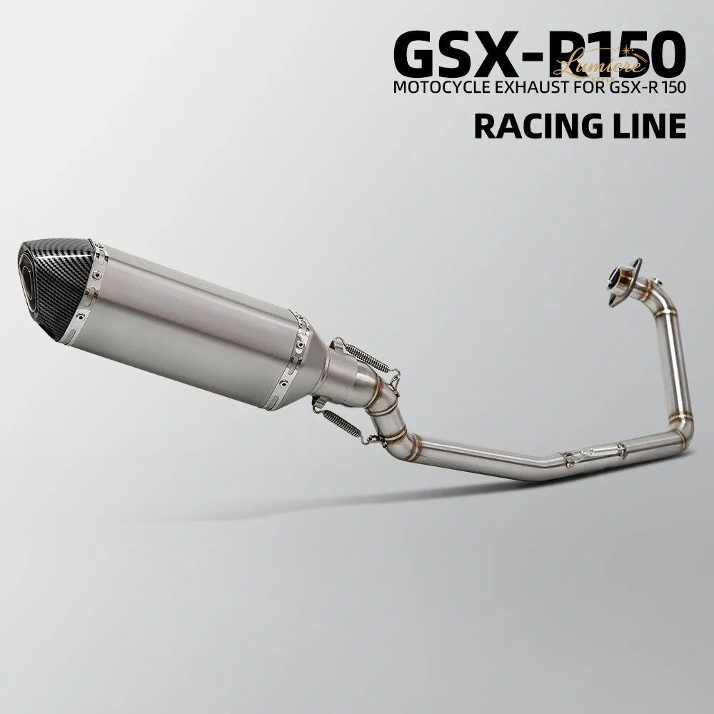 GSXS125 エキゾーストシステム GSXR125 GSXS150 GSXR150 GSX-S125/R125/S150/R150 2017-2026 オートバイ用エキゾーストマニホールドマフラ 18,730円