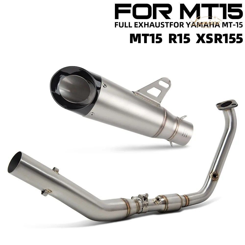 R125 エキゾーストシステム ヤマハ MT125 XSR125 19-26 YZF-R15 MT15 XSR155 17-26 オートバイ用エキゾーストキット マニホールド プロジェ 17,698円
