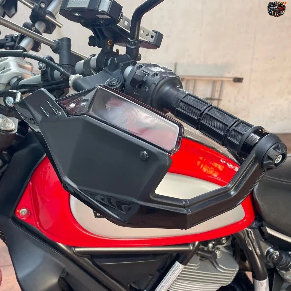 ドゥカティ スクランブラー 800 用ハンドガード ハンドルバー高さ調整 ハンドシールドガード ブレーキレバープロテクター オートバイアクセ