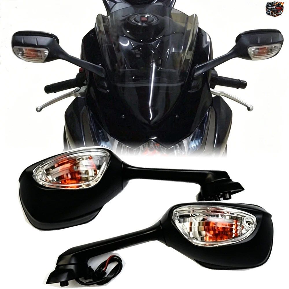 GSXR600 リアビューミラー 折りたたみ式回転サイドミラー ウインカー スズキ 750 K11 GSXR750 2011-2025 GSXR1000 11-16 用