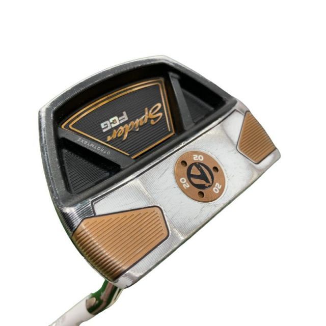 【中古】 テーラーメイド Spider FCG BLACK/WHITE シングルベンド 33インチ パター PT KBS CT TOUR BLACK (フレックスその他) メンズ 男性用 右利き 右用 Dランク ゴルフクラブ