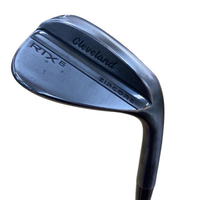 【中古】 クリーブランド Cleveland RTX-6 ZIPCORE ブラックサテン 54°/10° MID ウェッジ WG Dynamic Gold (フレックスS) メンズ 男性用 右利き 右用 Cランク ゴルフクラブ