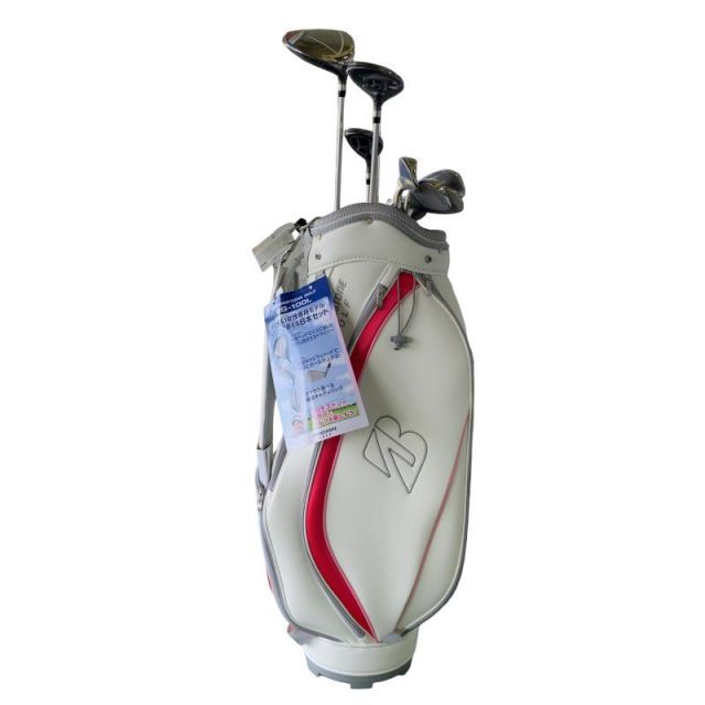 【中古】 ブリヂストン BRIDGESTONE BG-100L 8S レディース(CB付) ピンク クラブセット CS BG-100Li (フレックスL) レディース 女性用 右利き 右用 Nランク ゴルフクラブ