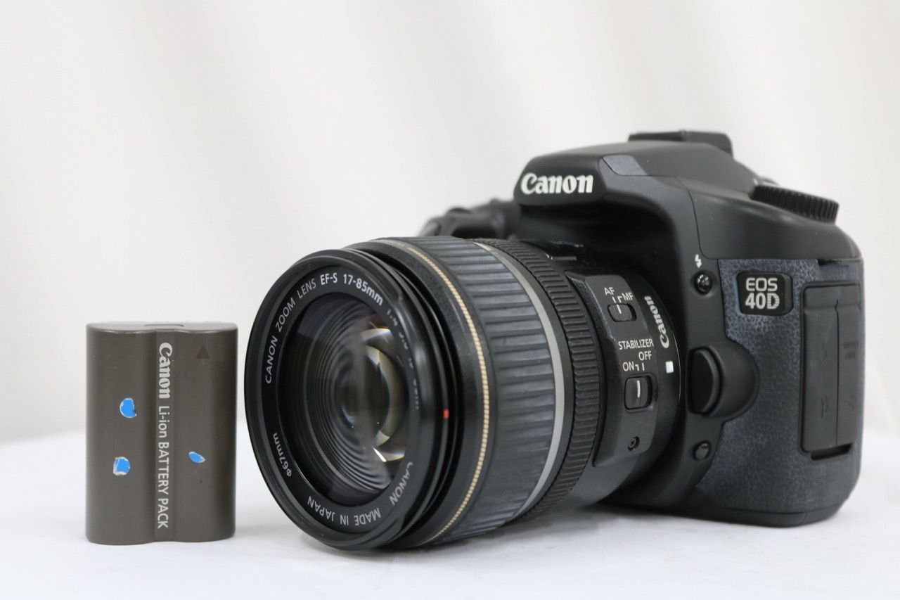 【返品保証】 キャノン Canon EOS 40D EF-S 17-85mm F4-5.6 IS USM バッテリー付き デジタル一眼 e13804