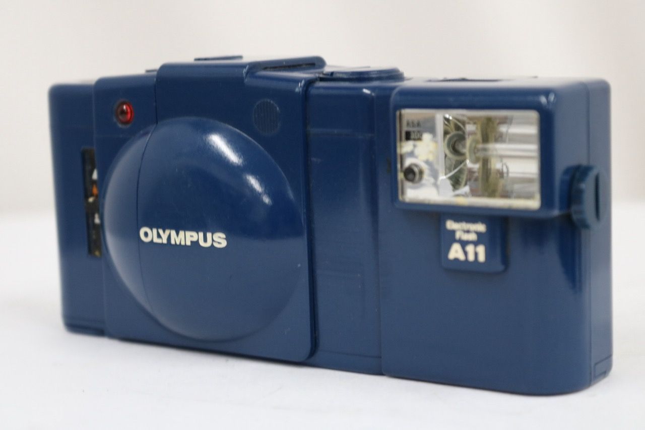 【返品保証】 オリンパス Olympus XA2 ブルー D.ZUIKO 35mm F3.5 A11付き コンパクトカメラ e13810