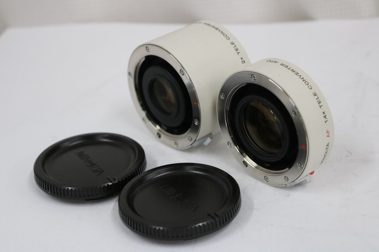 【返品保証】 【2点まとめ】ミノルタ Minolta AF TELE CONVERTER APO 1.4x 2x コンバーター e13825 24,375円