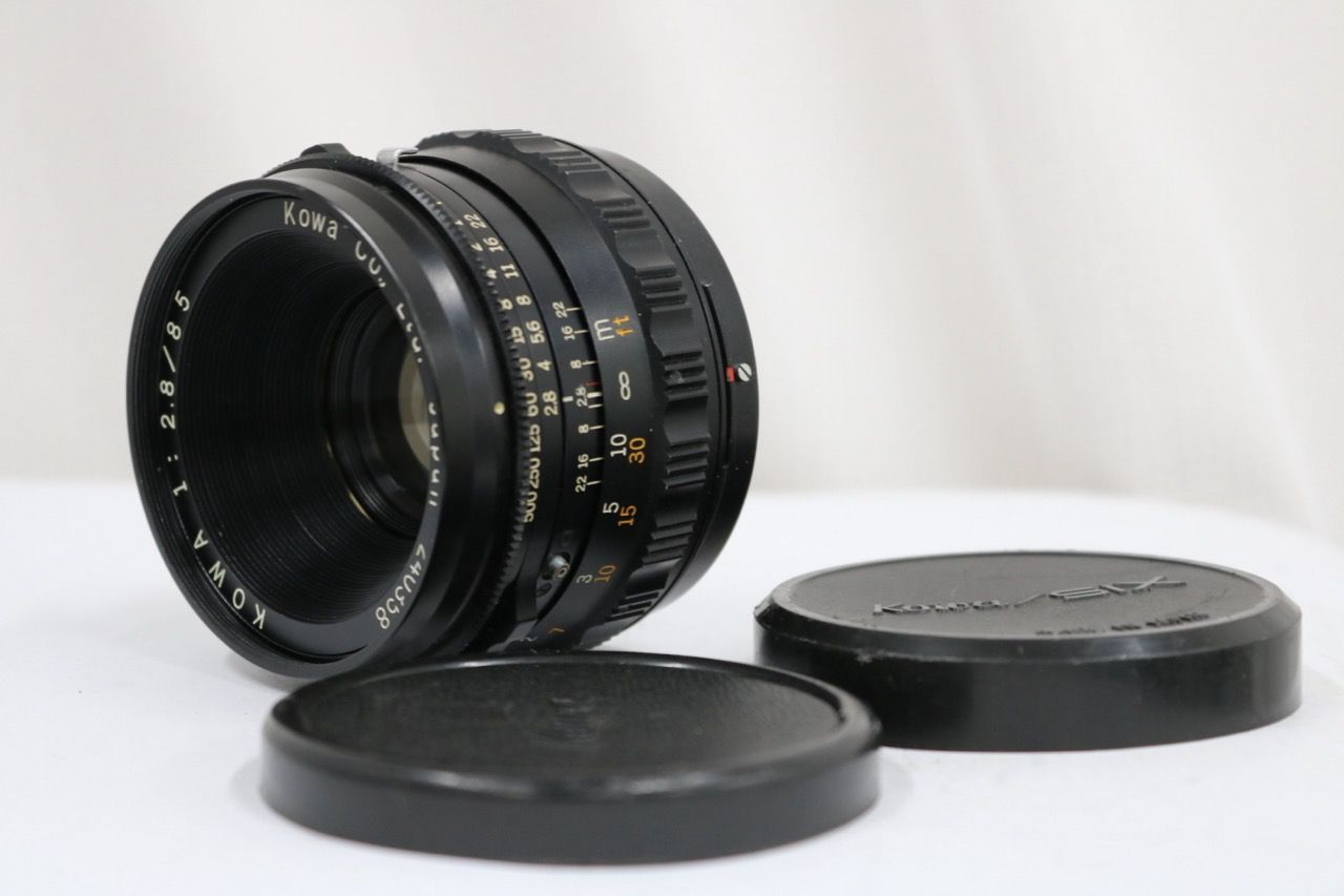 【返品保証】 KOWA Kowa Co Ltd 85mm F3.8 前後キャップ付き 中判レンズ e13839