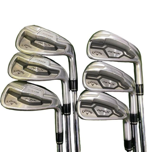 【中古】 キャロウェイ APEX コンボセット 6S アイアンセット IR NS PRO MODUS3 TOUR120 (フレックスS) メンズ 男性用 右利き 右用 Cランク ゴルフクラブ