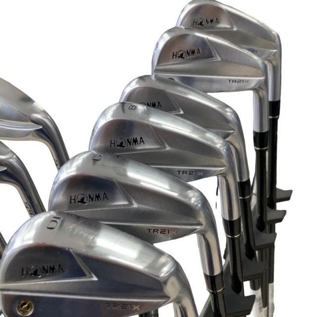 【中古】 本間ゴルフ TOUR WORLD TR21X 7S アイアンセット IR VIZARD TR20-65 (フレックスR) メンズ 男性用 右利き 右用 Cランク ゴルフクラブ