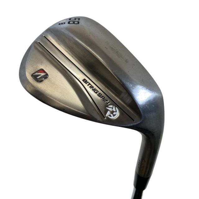 【中古】 ブリヂストン BRIDGESTONE BITING SPIN ノーメッキ 58°/08°M ウェッジ WG 純正特注シャフト (フレックスS) メンズ 男性用 右利き 右用 Cランク ゴルフクラブ