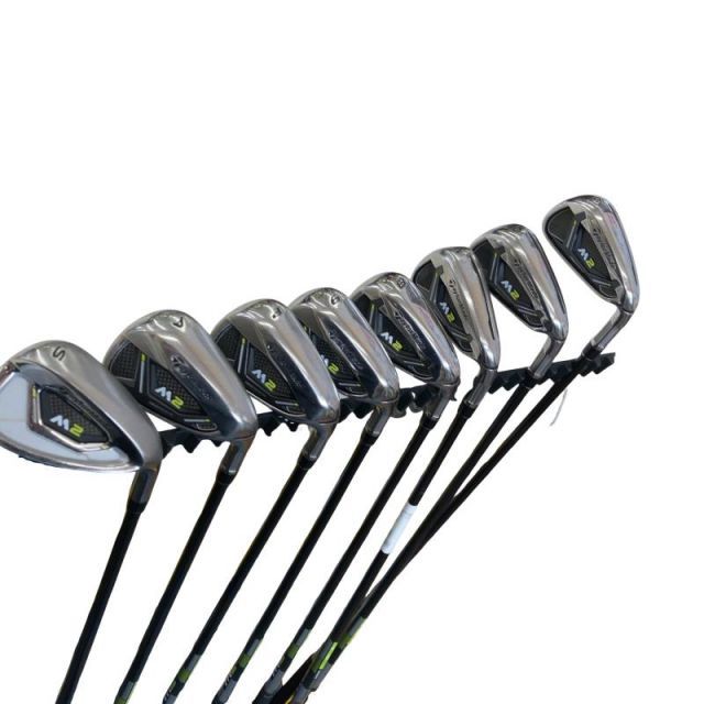 【中古】 テーラーメイド M2(2017) 8S アイアンセット IR TM7-217 (フレックスR) メンズ 男性用 右利き 右用 Cランク ゴルフクラブ
