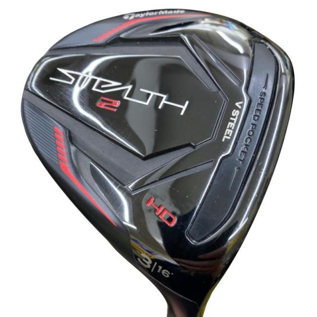 【中古】 テーラーメイド STEALTH2 HD 3W フェアウェイウッド FW TENSEI RED TM50(STEALTH FW) (フレックスS) メンズ 男性用 右利き 右用 Cランク ゴルフクラブ