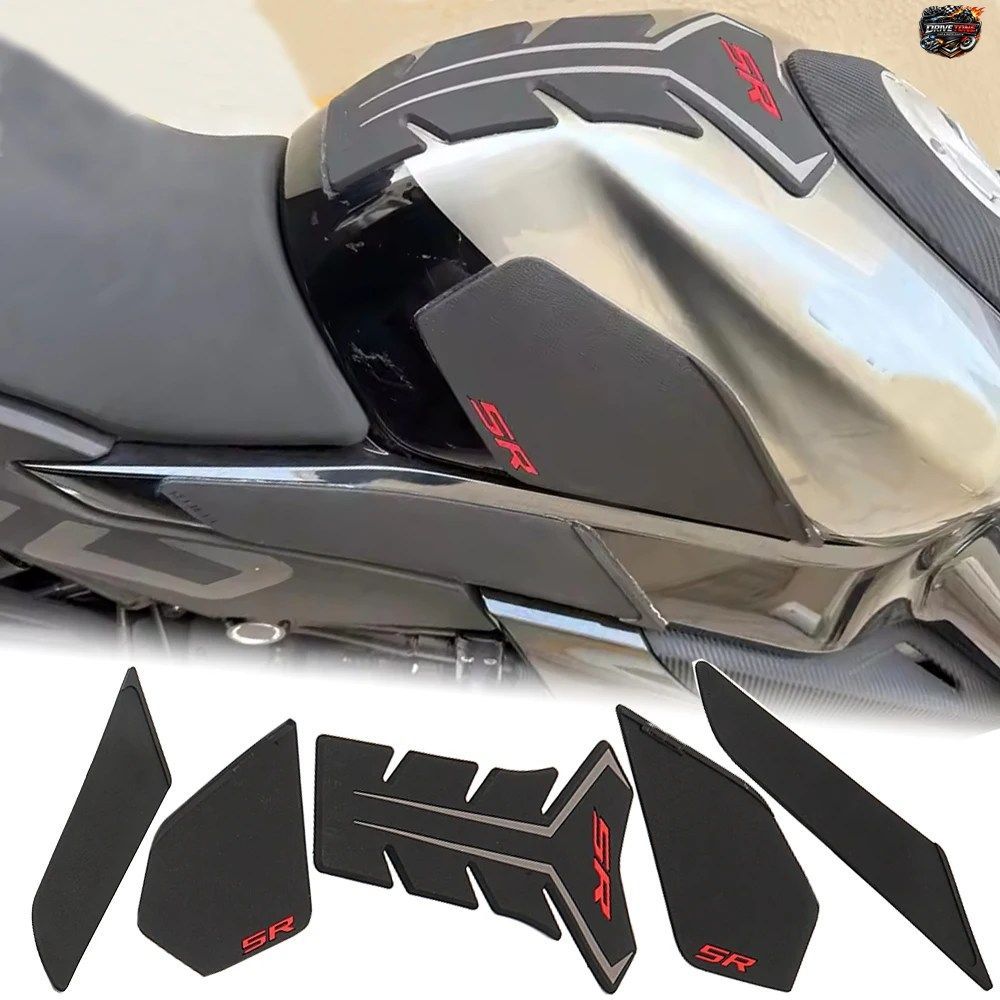 CFMOTO 450 SR 2022 2023用 450SRタンクパッド オートバイアクセサリー 燃料ニーグリップ保護滑り止めステッカー ラバーデカール 新品