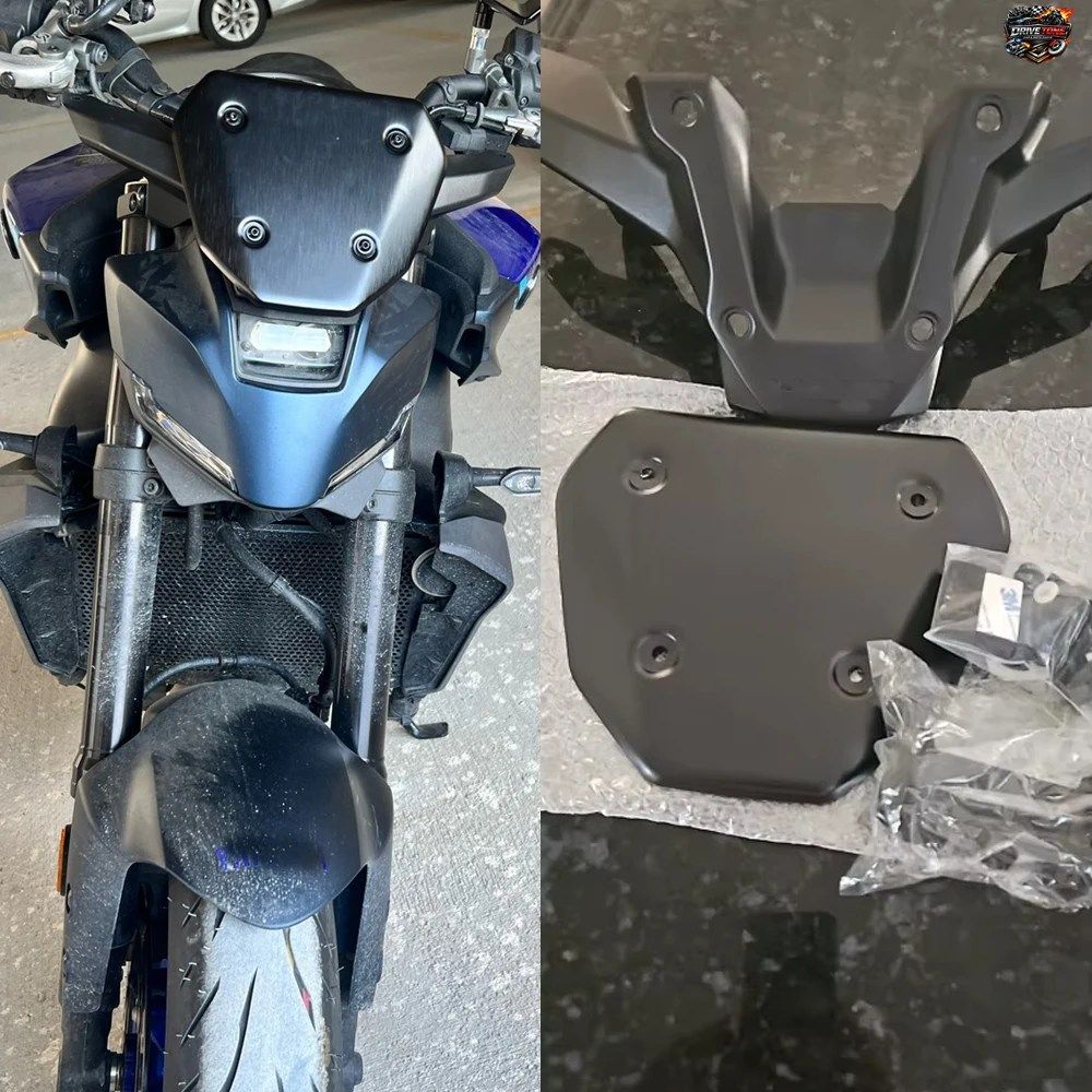 オートバイアクセサリー ウィンドシールド ウィンドスクリーン ヤマハ MT-09 SP 2024 2025 MT09 スクリーン アルミ製ウィンドディフレクタ