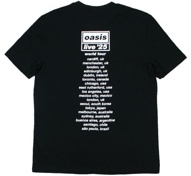 Oasis / Live '25 Wonderwall Tee (Black) - オアシス Tシャツ - メルカリ