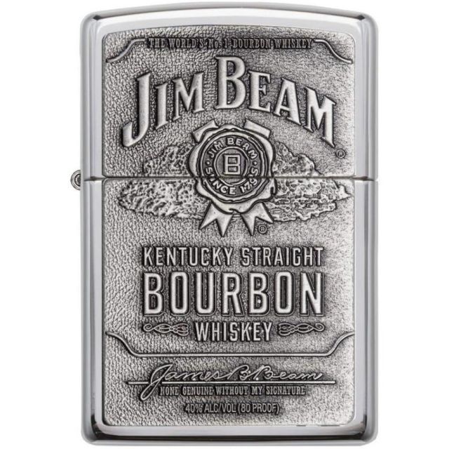 ZIPPO ジンビーム 250JB928 JIM BEAM Pewter Emblem ジッポー ライター 正規品 ジムビーム ピューターエンブレム