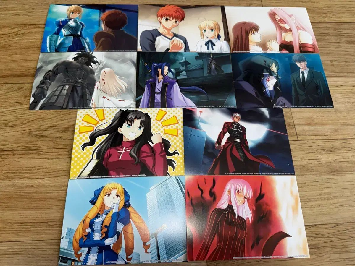 FATE UNLIMITED CODE C74 巾着 はがき LYNN & ルビーア うちわ
