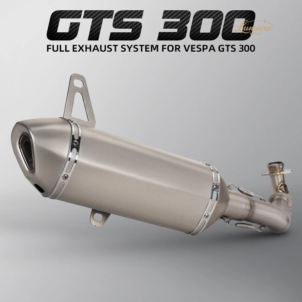 GTS300 エキゾーストシステム VESPA GTS300 SUPER/TOURING GTS SUPER/SUPERTECH 300 2008-2020 オートバイ用エキゾーストパイプ マニホール