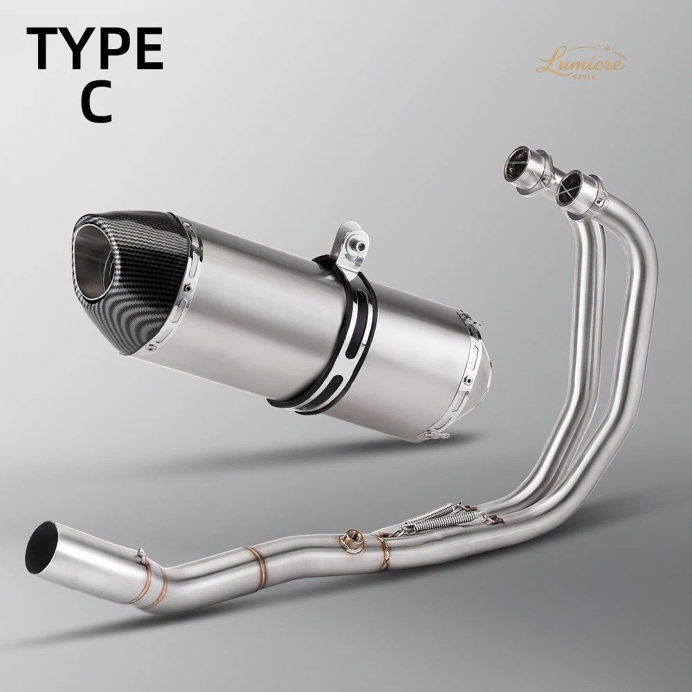 MT03 エキゾーストシステム ヤマハ YZF-R25/R3 MT25 MT-03 2015-2026 オートバイ用エキゾーストパイプキット ストリートバイク用ヘッダーチ