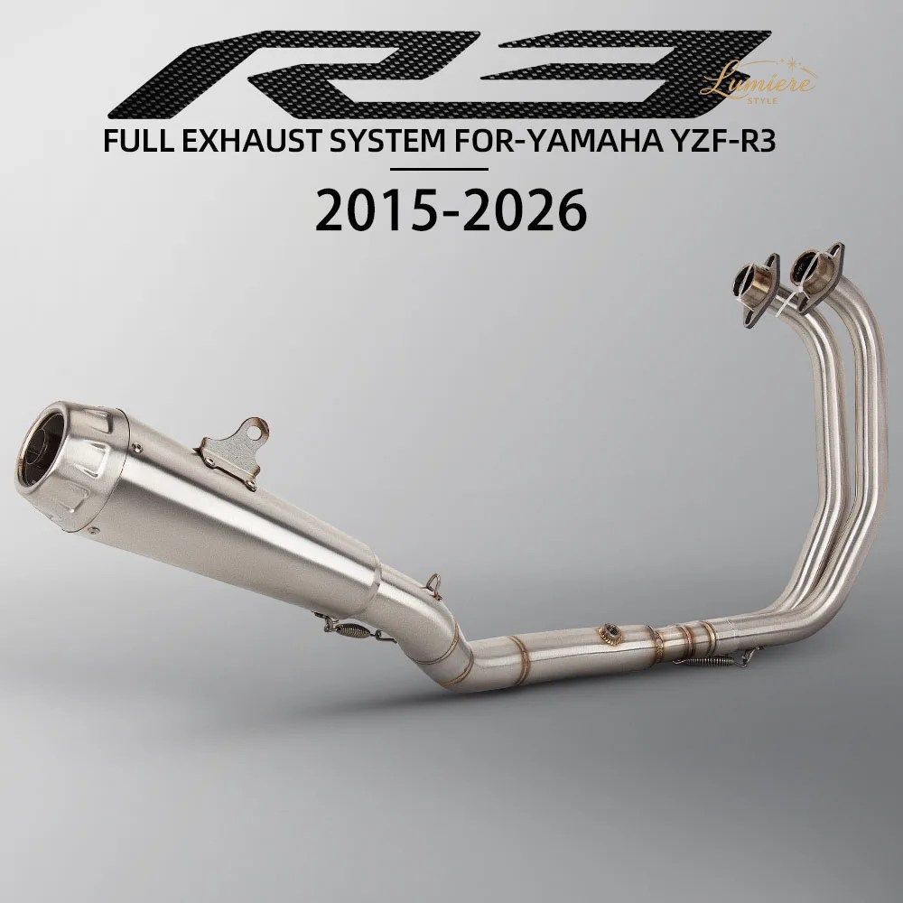 MT03 エキゾーストシステム ヤマハ YZF-R3/R25 MT-03 MT25 2015-2026 オートバイ用エキゾーストパイプ エスケープマニホールド マフラー DB