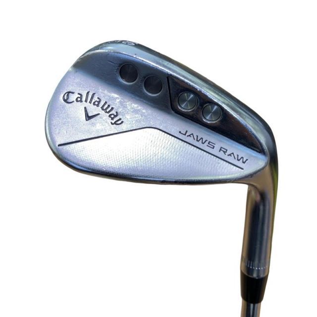【中古】 キャロウェイ JAWS RAW クロムメッキ 50°/10°S ウェッジ WG リシャフト (フレックスその他) メンズ 男性用 右利き 右用 Cランク ゴルフクラブ