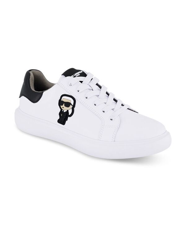 カール ラガーフェルド メンズ シューズ スニーカー KARL LAGERFELD PARIS Mens Karl Patch Sneakers White ホワイト