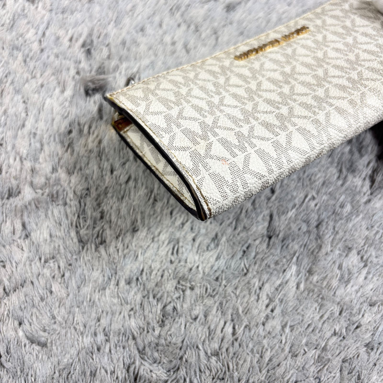 MICHAEL KORS マイケルコース 長財布 L字ファスナー PVC シグネチャー