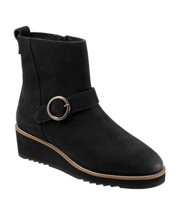 ソフトウォーク レディース シューズ ブーツ・レインブーツ SoftWalk Westland Boot Black nubuck ブラック