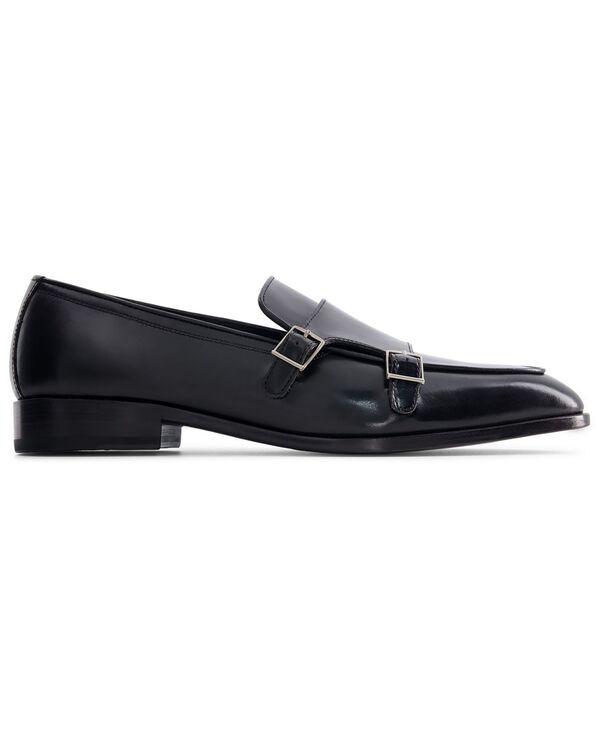 アンソニー ヴィア メンズ シューズ スリッポン・ローファー モンク Anthony Veer Mens Beaumont Double Monk Loafers Black ブラック