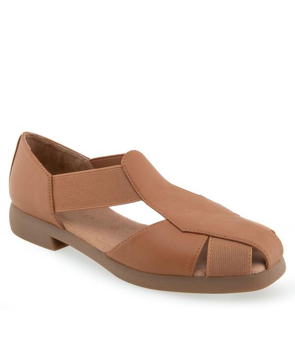エアロソールズ レディース シューズ サンダル Aerosoles Womens 4Give Closed Toe Sandals Tan タン
