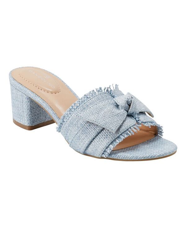 バンドリーノ レディース シューズ サンダル ヒール Bandolino Womens Arden Raffia Block Heel Dress Sandals Light Blue ブルー