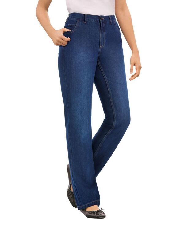 ウーマン ウィズイン レディース ボトムス デニムパンツ トール コットン ジーンズ Woman Within Womens Within Tall Perfect AllCotton BackEla